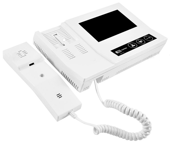 پک درب بازکن تصویری تک نما مدل D43-1V-C مجموعه 2 عددی ( 1 واحدی ساده و پنل تاچ کارتی)
